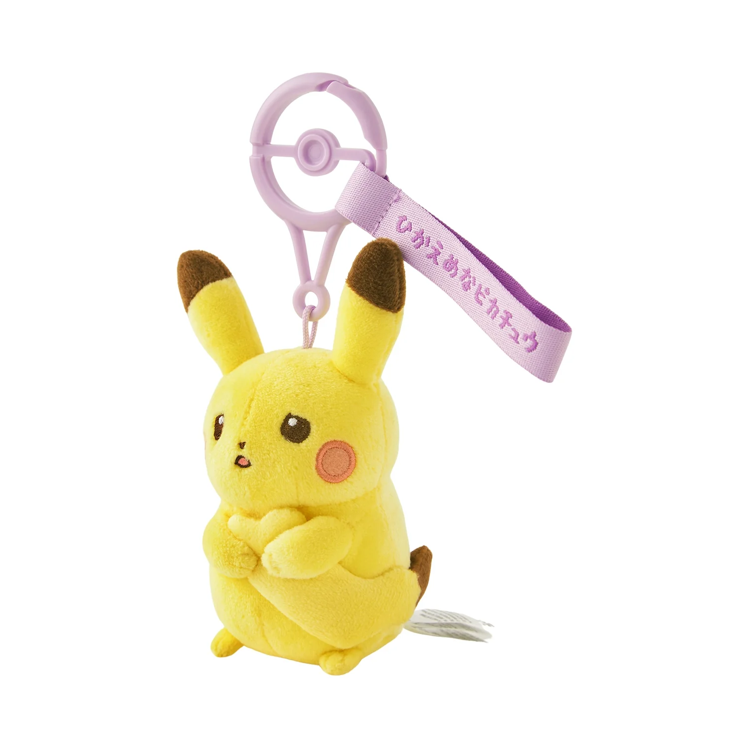 10 poke 10 colors Anxious Pikachu Plushie Keychain (Pokemon Center Japan) - Image 2