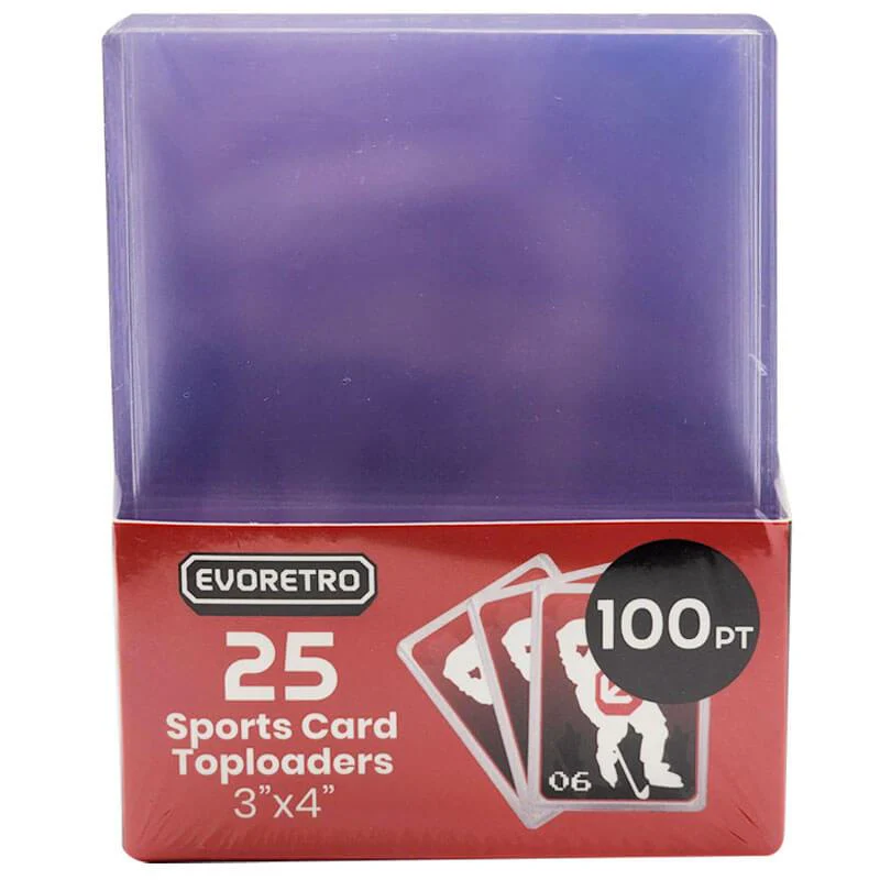 25 EVORETRO Toploader 35pt/55pt/75pt/100pt/180pt – Pack of 25 for Trading Cards - Image 12
