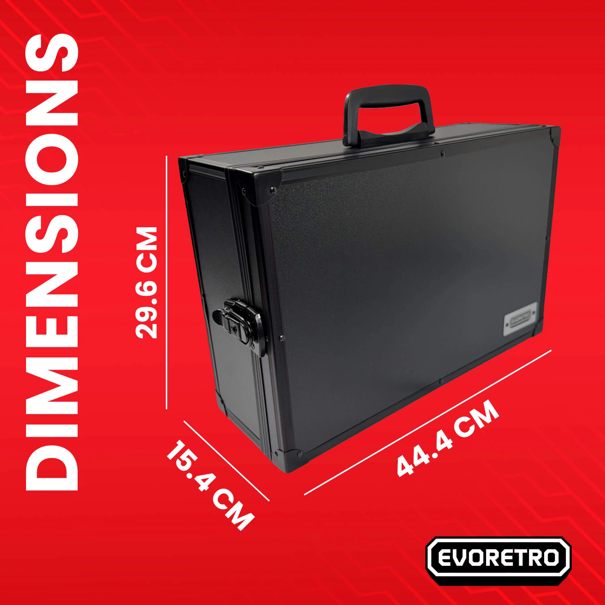 80-Slot EVORETRO Miniature Storage Case with Customizable Foam - Image 4
