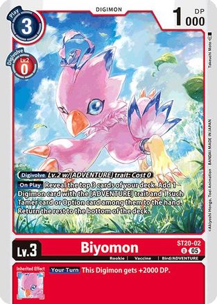 Biyomon (ST20-02) - Starter Deck 20: Protector of Light