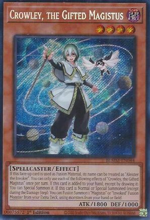 Crowley, the Gifted Magistus (BLMM-EN044) - Battles of Legend: Monster Mayhem 1st Edition