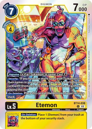 Etemon (BT14-038) - Blast Ace Foil
