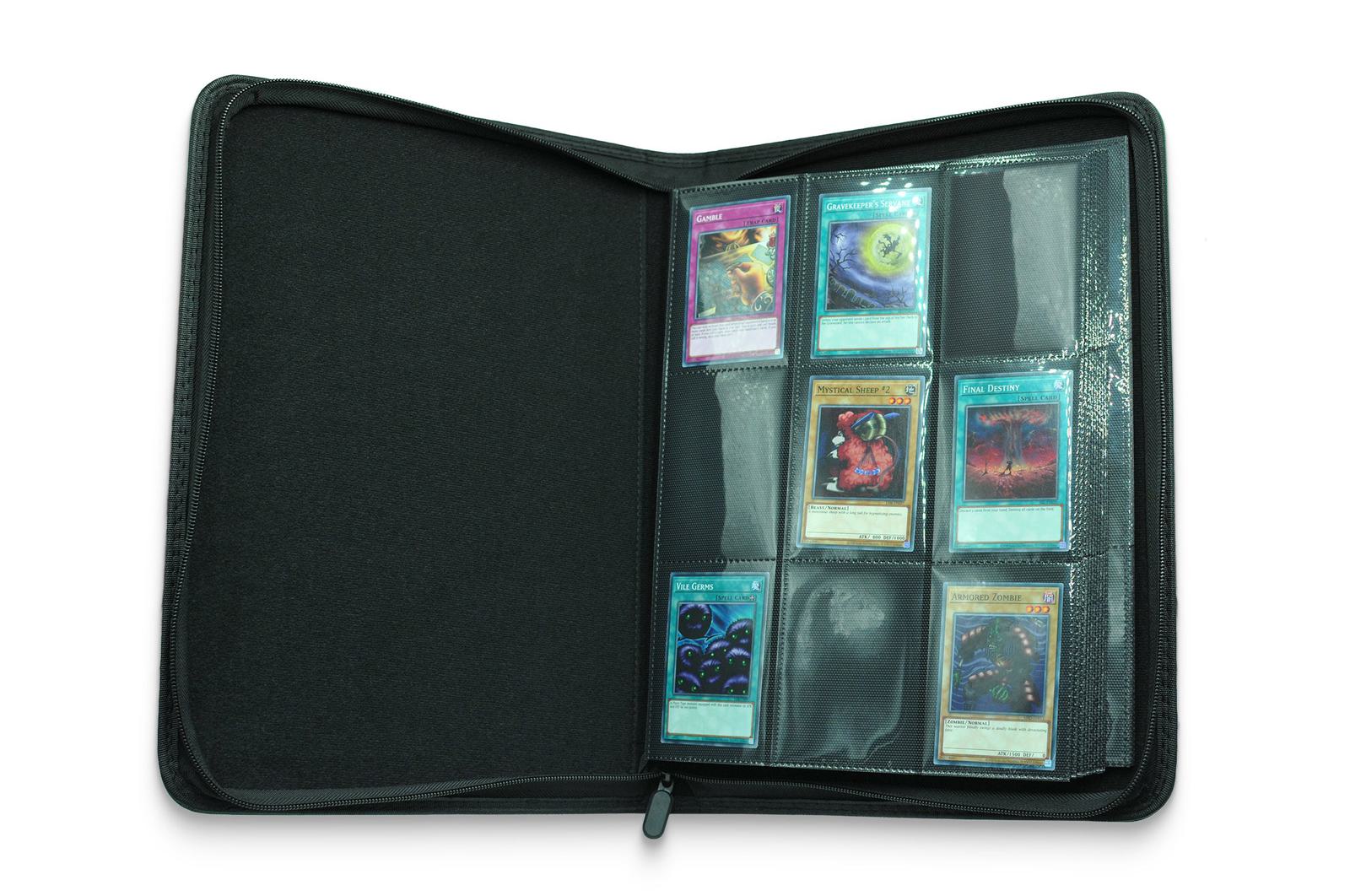 EVORETRO 9-Pocket Zip-Up Trading Card Zipper Binder for 360 cards - Image 9