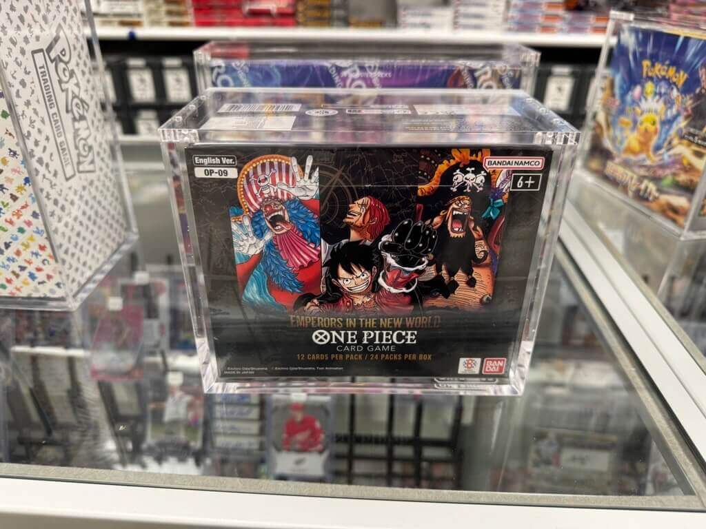 EVORETRO Acrylic Case Display for Bandai One Piece OPP 4-6 TCG Booster Box English Pack of 1 - Image 13
