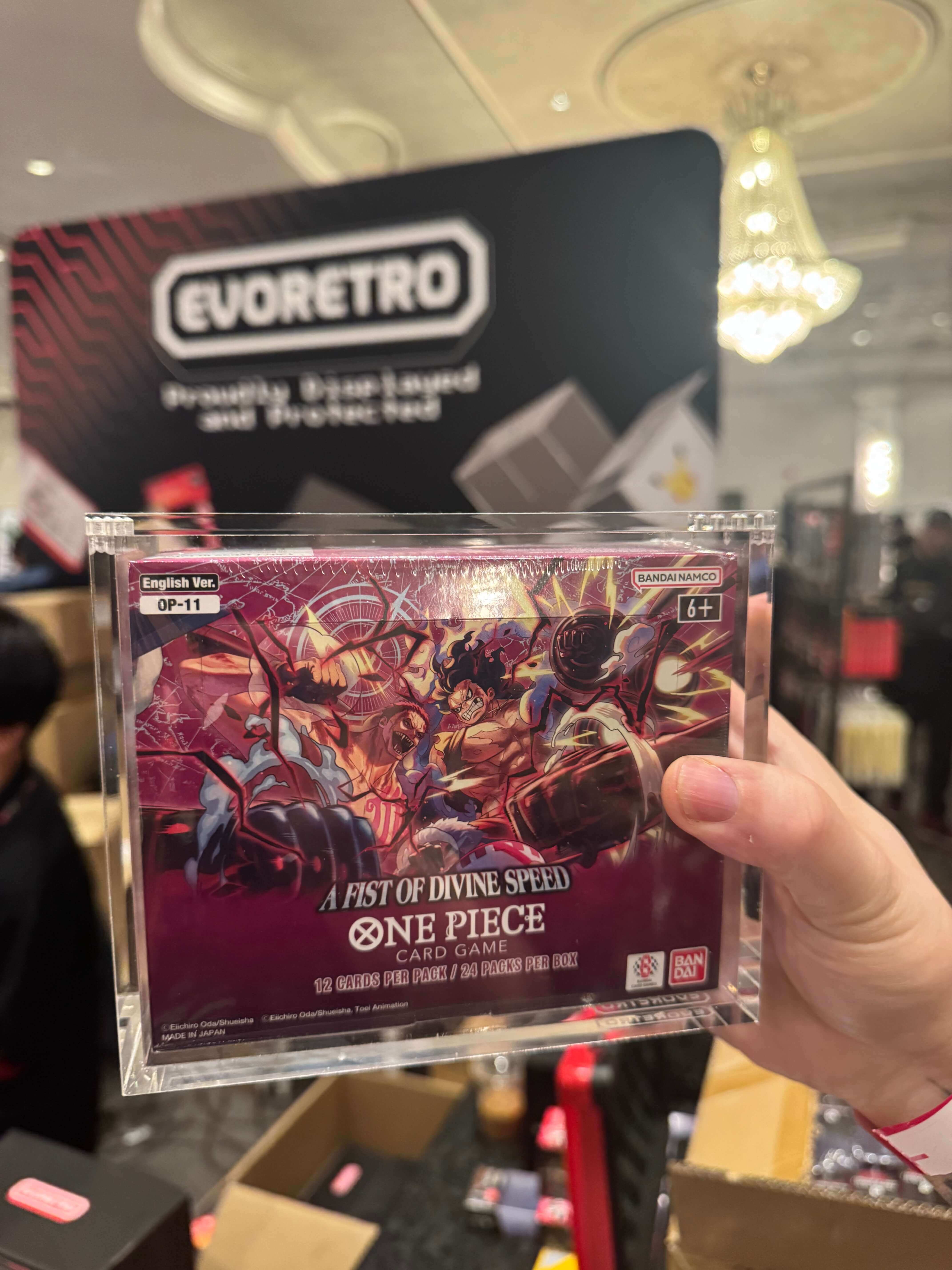 EVORETRO Acrylic Case Display for Bandai One Piece OPP 4-6 TCG Booster Box English Pack of 1 - Image 15