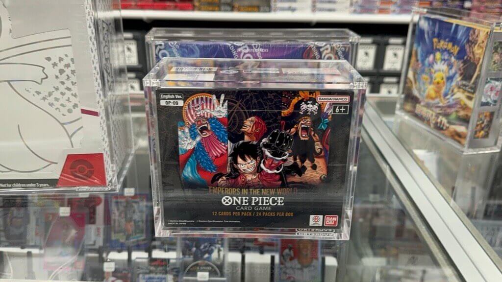 EVORETRO Acrylic Case Display for Bandai One Piece OPP 4-6 TCG Booster Box English Pack of 1 - Image 16