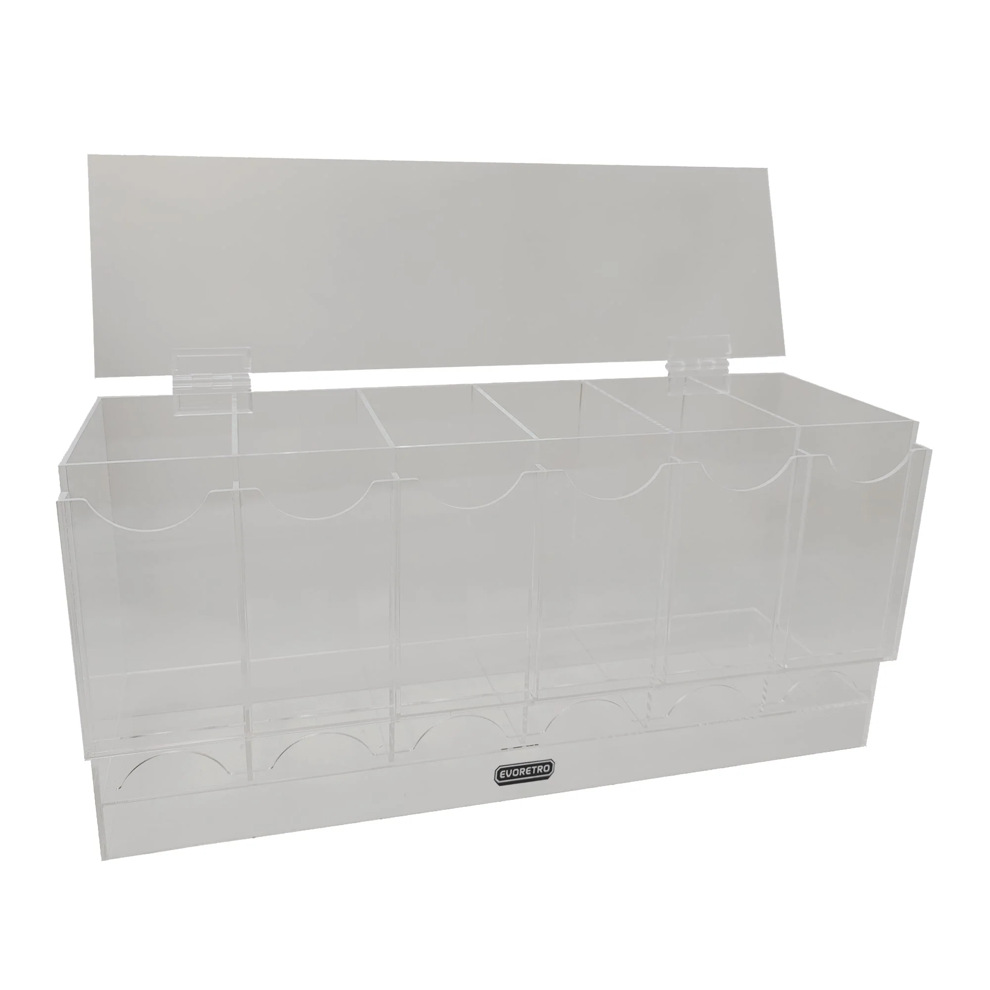 EVORETRO Acrylic Display Stand for Booster  DispenserPacks – Retail Counter Unit with Top Shelf - Image 3