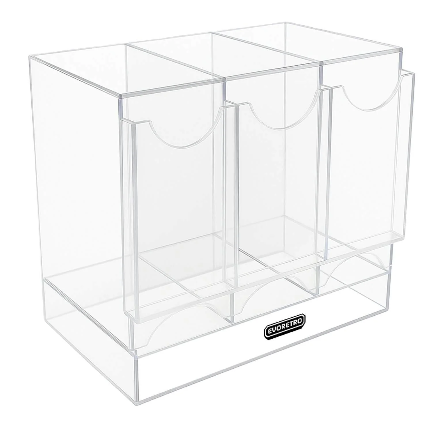 EVORETRO Acrylic Display Stand for Booster  DispenserPacks – Retail Counter Unit with Top Shelf - Image 6