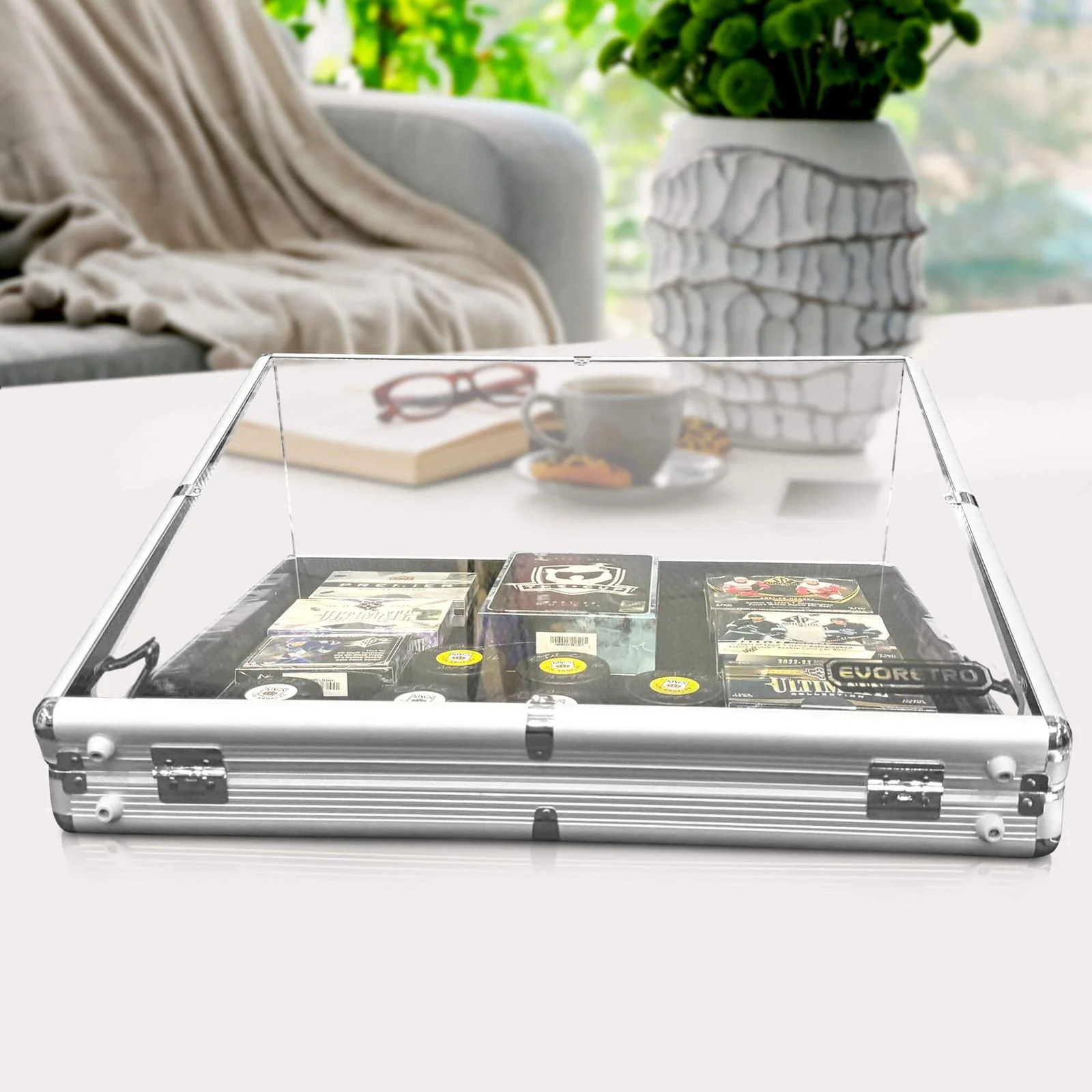 EVORETRO Aluminum Acrylic Clear Top Display Vendor Trade Show showcase - Image 4