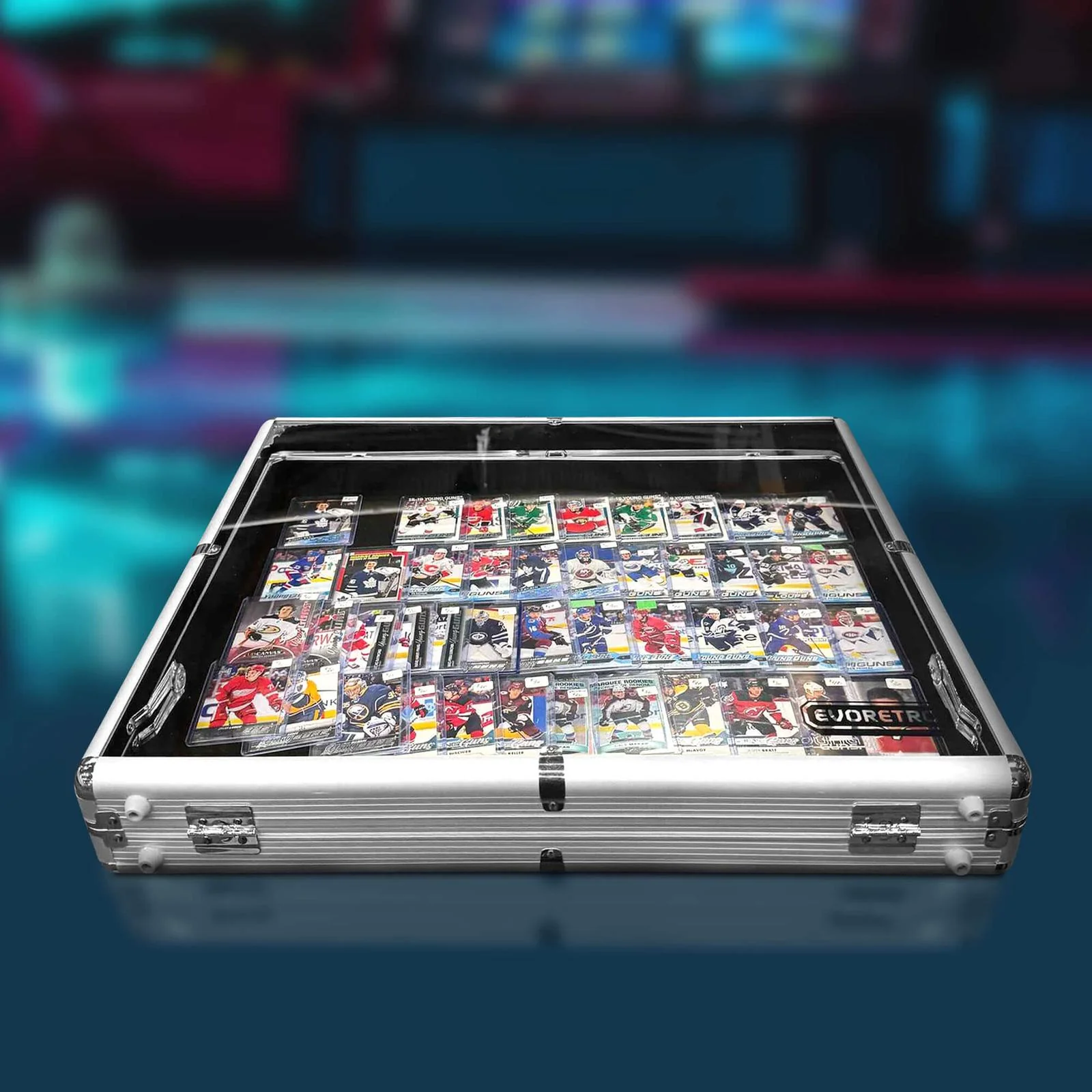 EVORETRO Aluminum Acrylic Clear Top Display Vendor Trade Show showcase - Image 7