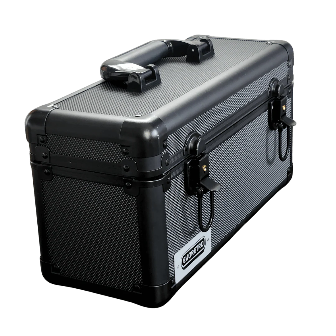 EVORETRO Aluminum Graded Card Storage Case 15-Slot | Black - Image 2