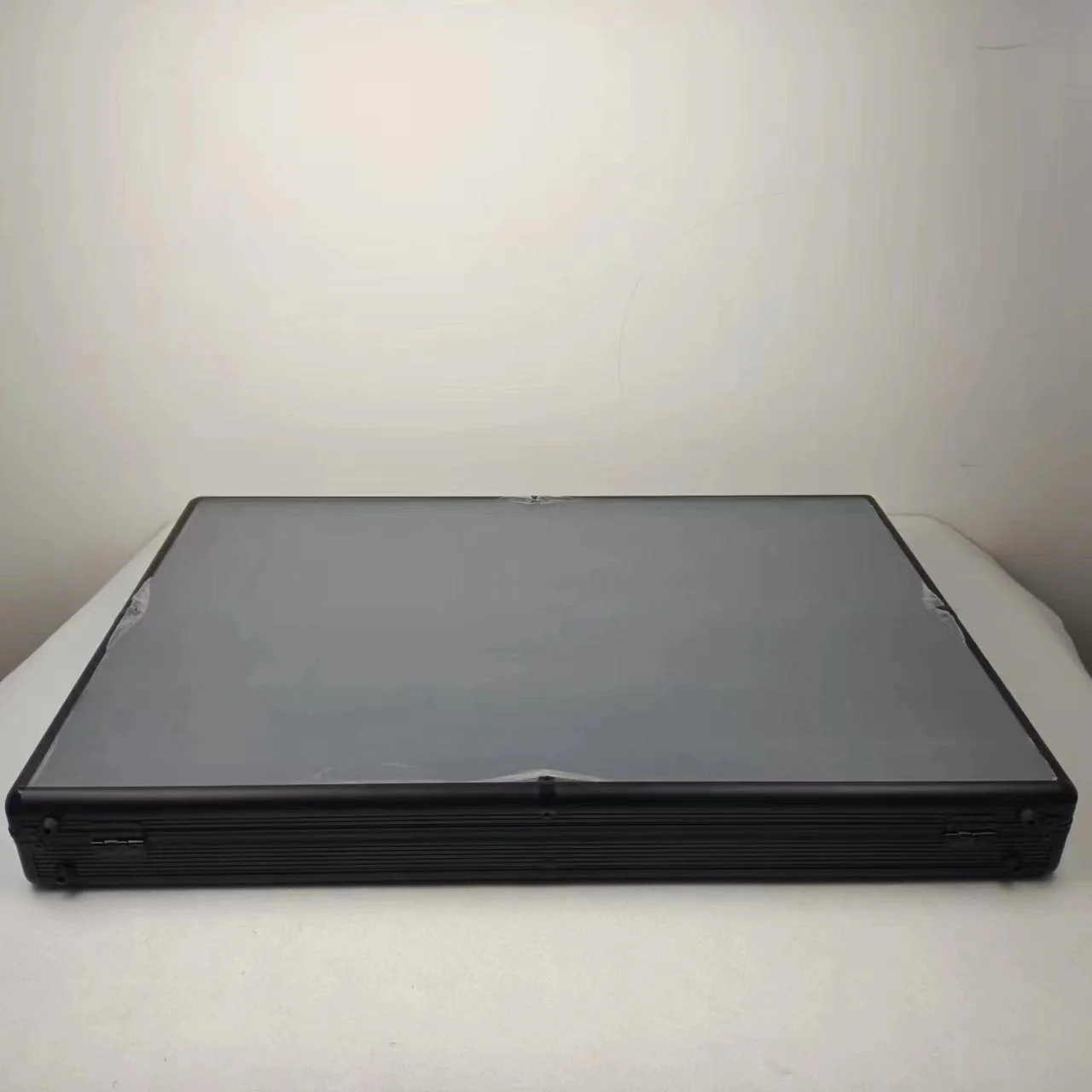 EVORETRO Lockable Aluminum Showcase Display Case 36x24x1.65" Black – Secure & Stylish Storage for Collectibles - Image 3