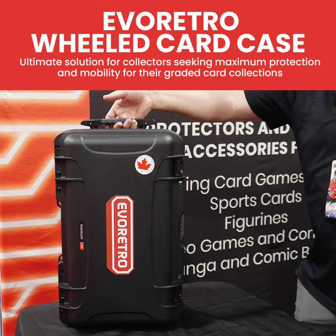 EVORETRO Waterproof Wheeled Card Case - Holds 160 Graded Slabs - Image 12