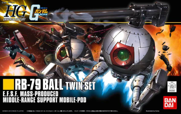 HGUC 114 Ball Twin Set 1/144 - Image 2