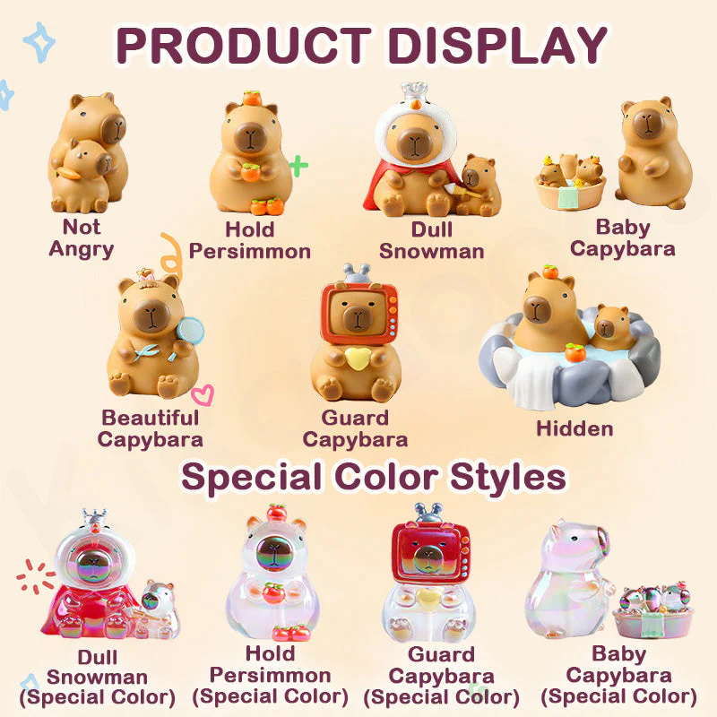Little Bean Capybara Series Blind Box (1 Random Box) - Image 2
