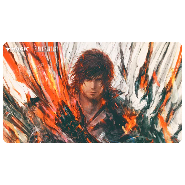 Magic: The Gathering - Final Fantasy - Clive, Ifrit’s Dominant / Ifrit, Warden of Inferno Playmat: Double-Sided - Image 3