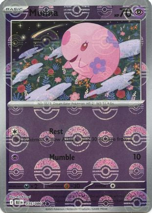 Munna (Poke Ball Pattern) 35 - SV Black Bolt Holofoil