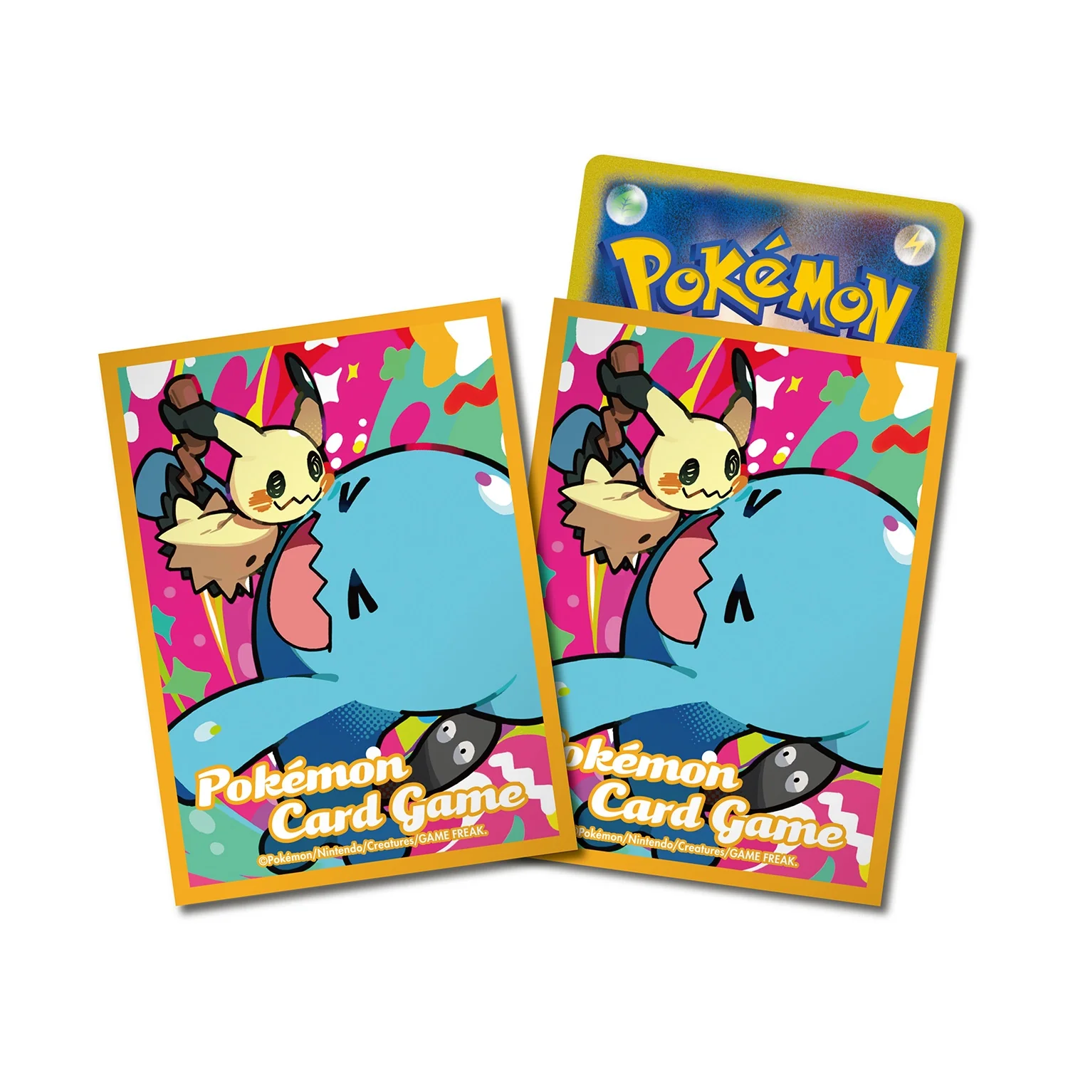 Pokémon Center Japan Official Sleeves: Mimikyu & Wobbuffet Sleeves [Orange]