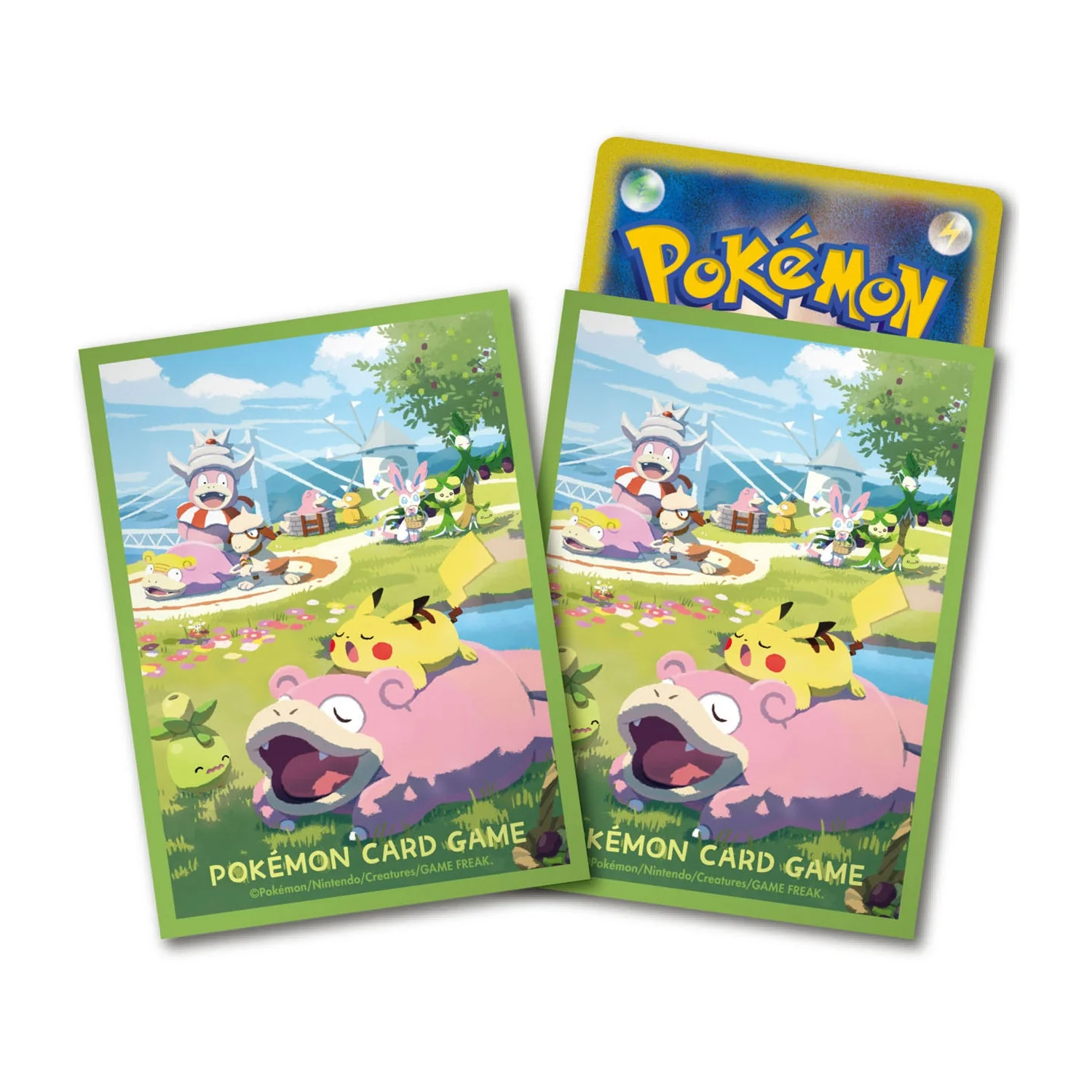 Pokémon Center Japan Official Sleeves: Slowpoke and Pikachu Sleeves