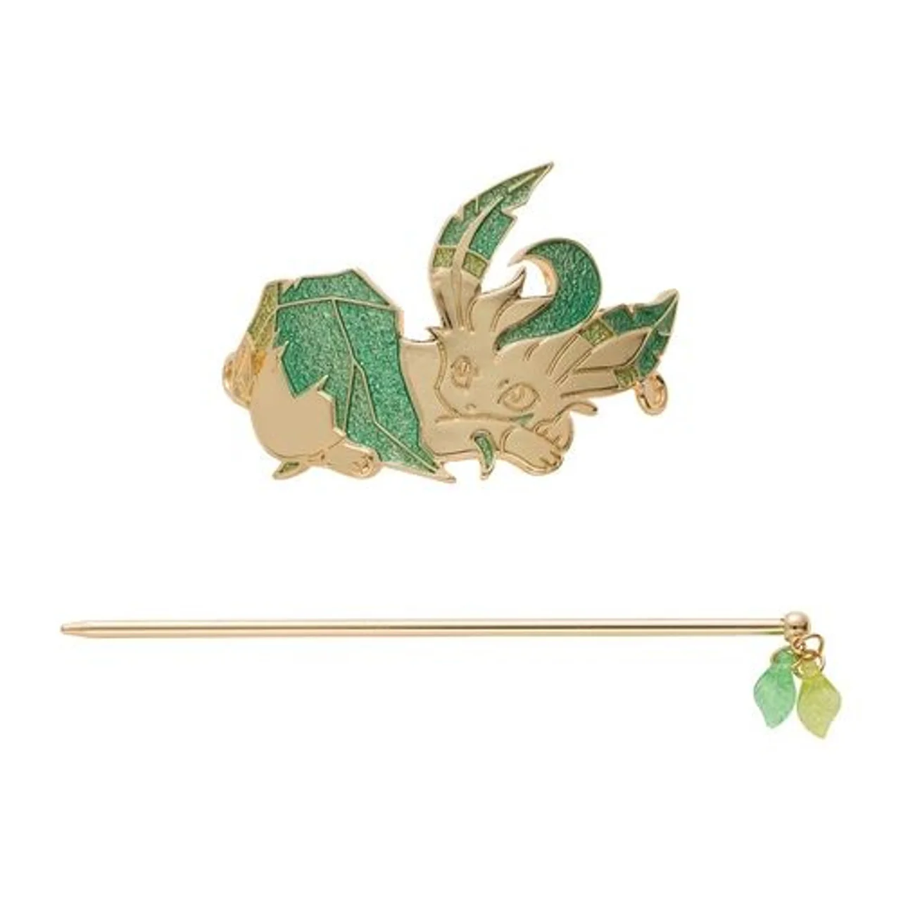 Pokémon Center Leafeon Hair Clip (Pokémon Center Japan) - Image 2