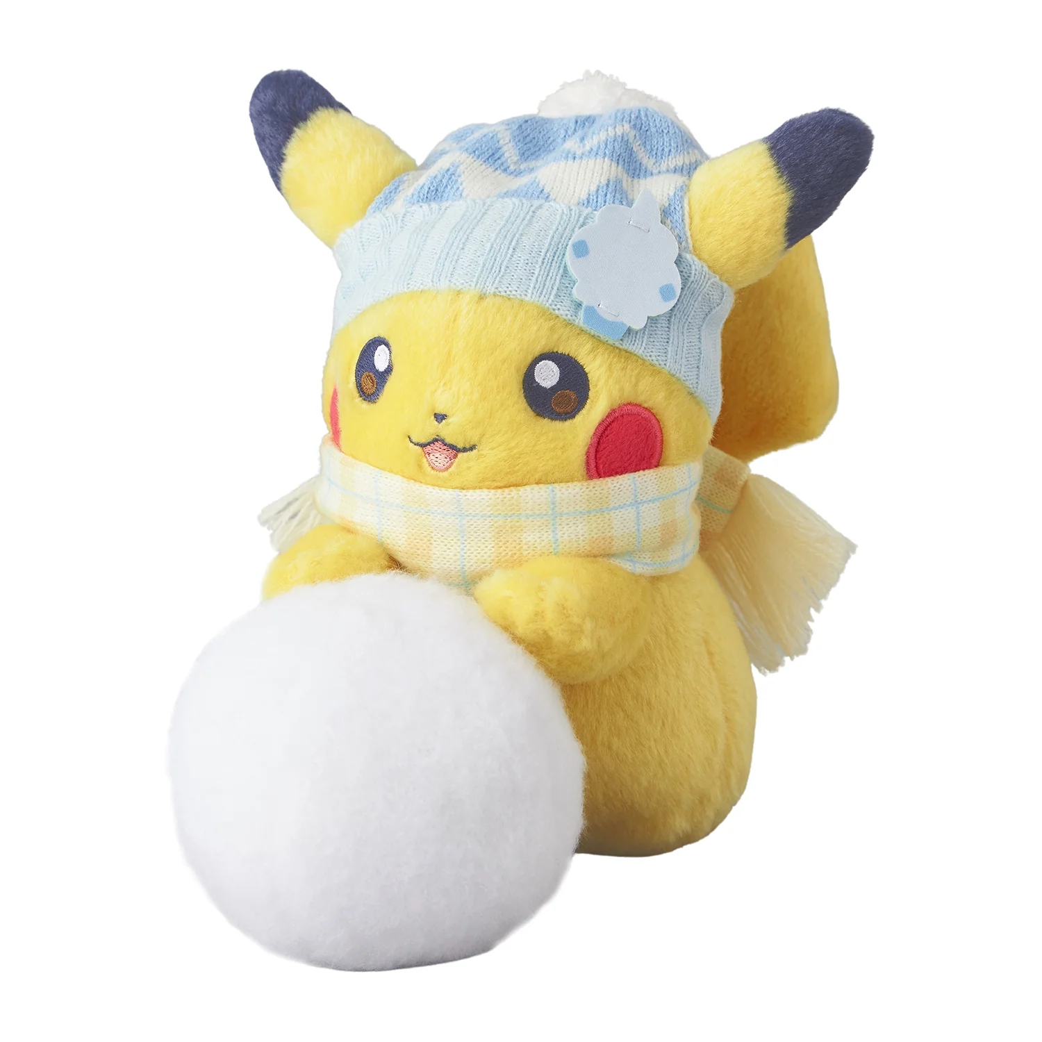 Pokemon Center Snowball Rowling Pikachu Plush (Pokémon Center Japan) - Image 2
