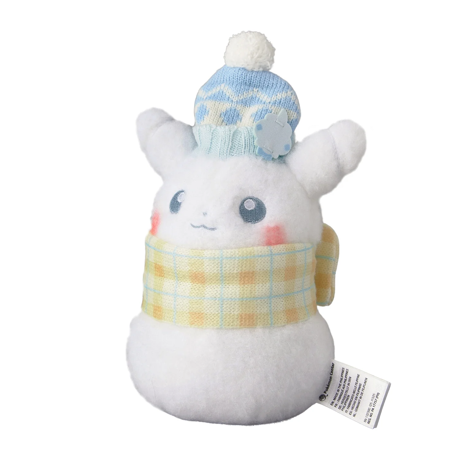 Pokemon Center Pikachu Snowman Plush (Pokémon Center Japan) - Image 2