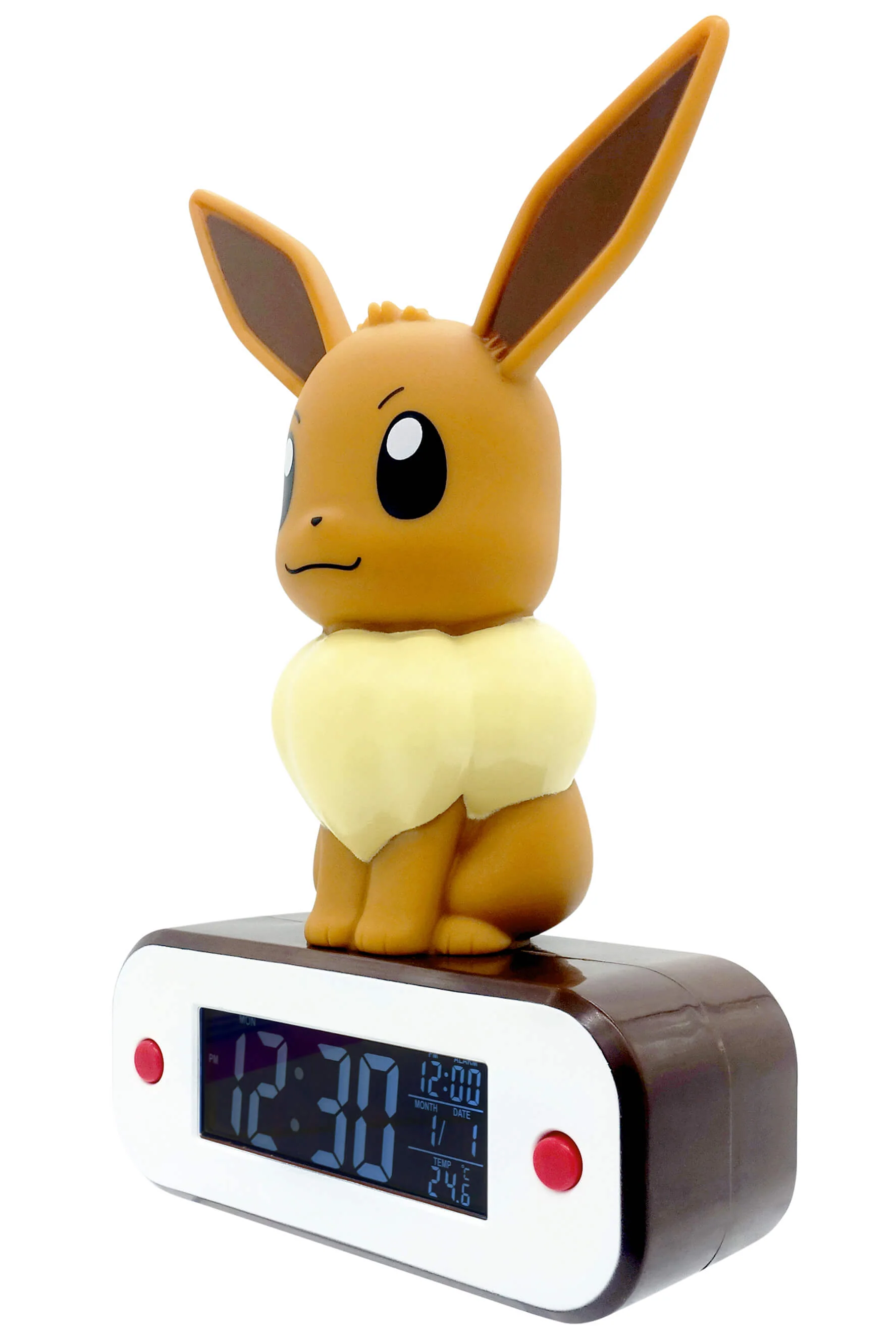 Pokémon Eevee Light-up 3D Figure Alarm Clock - Image 4