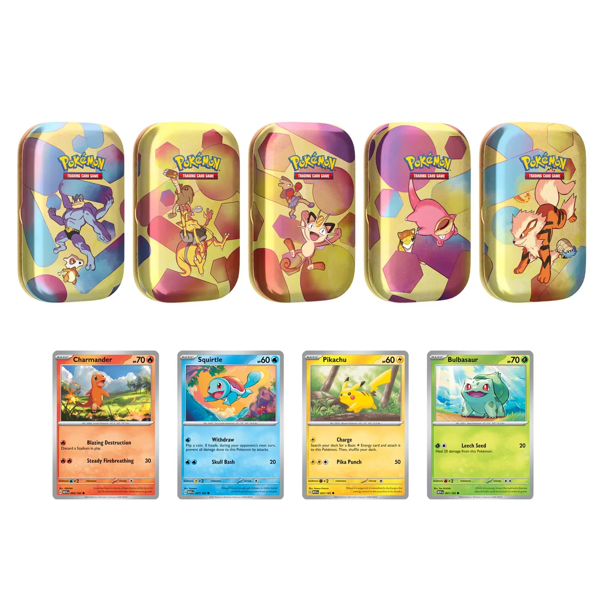 Pokémon - Scarlet & Violet - 151 - 5 Mini Tin Set A&B - Image 2