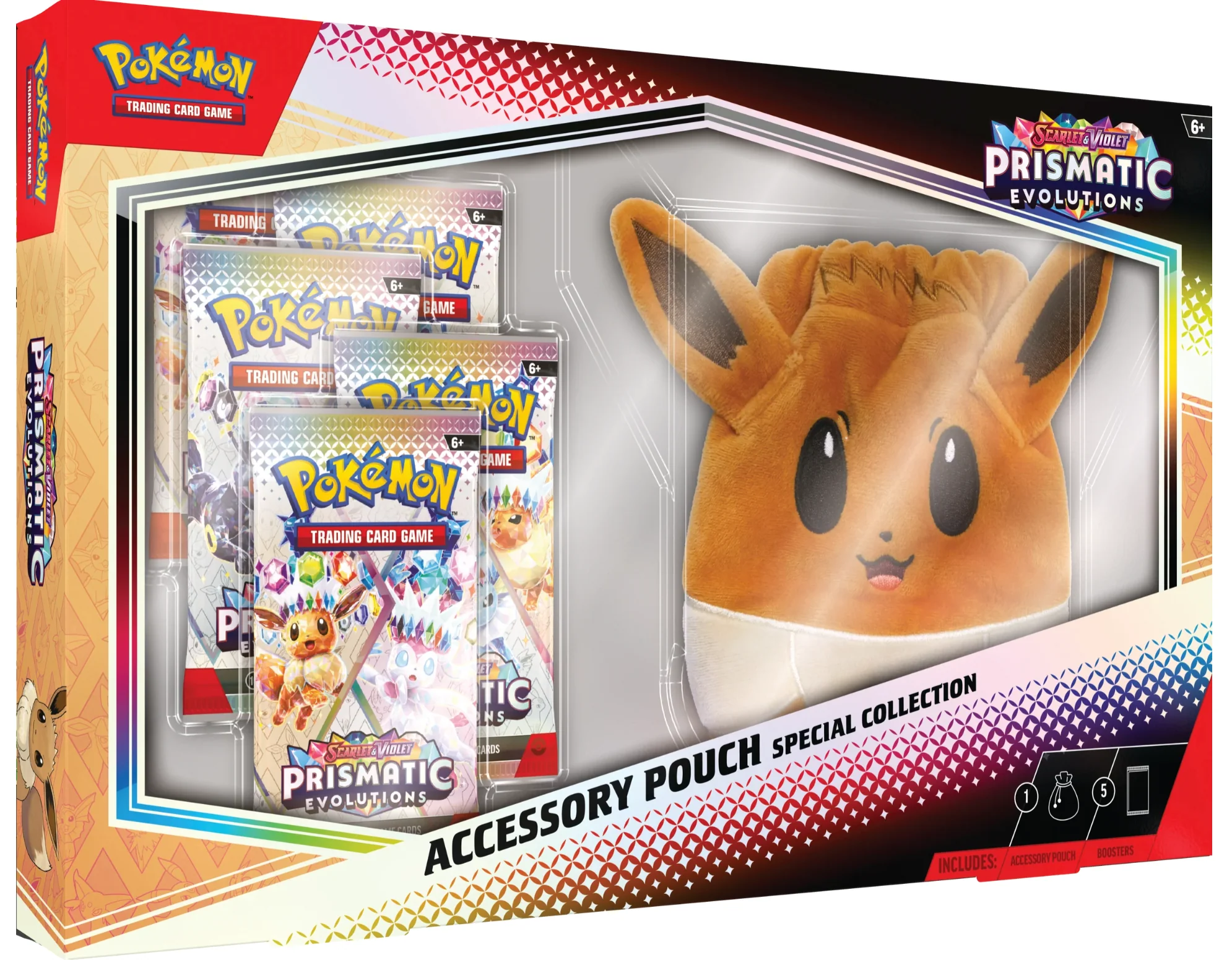 Pokémon - Scarlet & Violet - Prismatic Evolutions - Eevee Accessory Pouch Special Collection