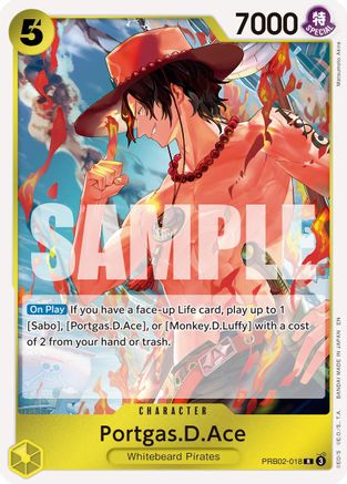 Portgas.D.Ace (PRB02-018) - Premium Booster -The Best- Vol. 2 Foil