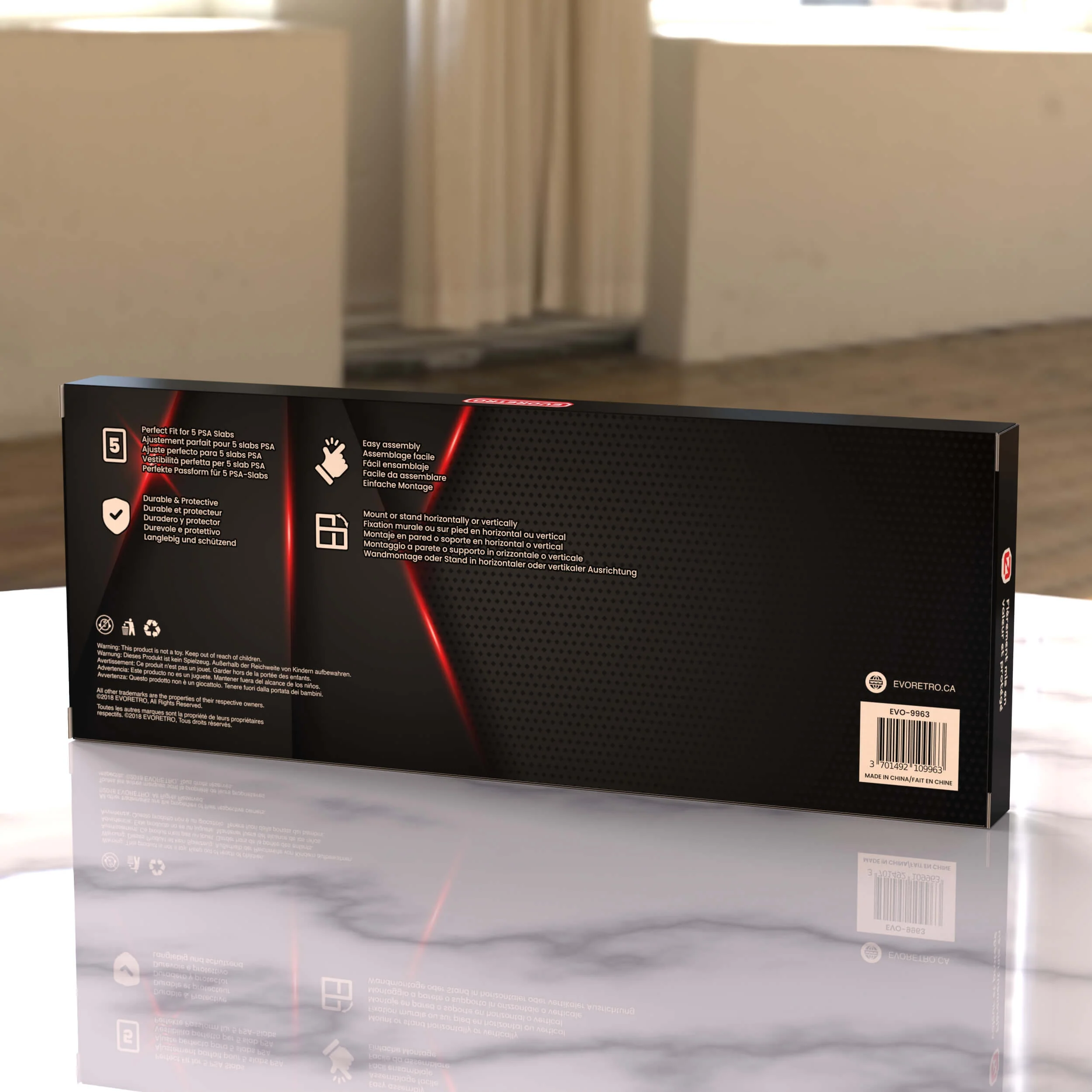 PSA Graded Wooden Frame Display with UV Glass card fit very tight ! LIQUIDATION - Image 9