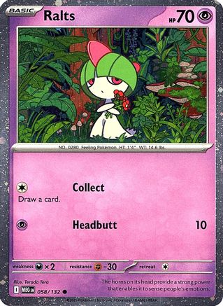 Ralts (Cosmos Holo) 58 - Miscellaneous Cards & Products Holofoil