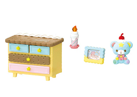 Sanrio: LittleTwinStars PASTEL SWEETS ROOM (1 Random Box) (Re-ment Blind Box) - Image 9