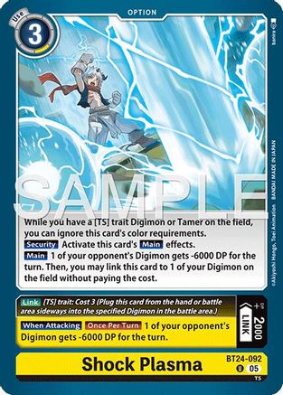 Shock Plasma (BT24-092) - Time Stranger